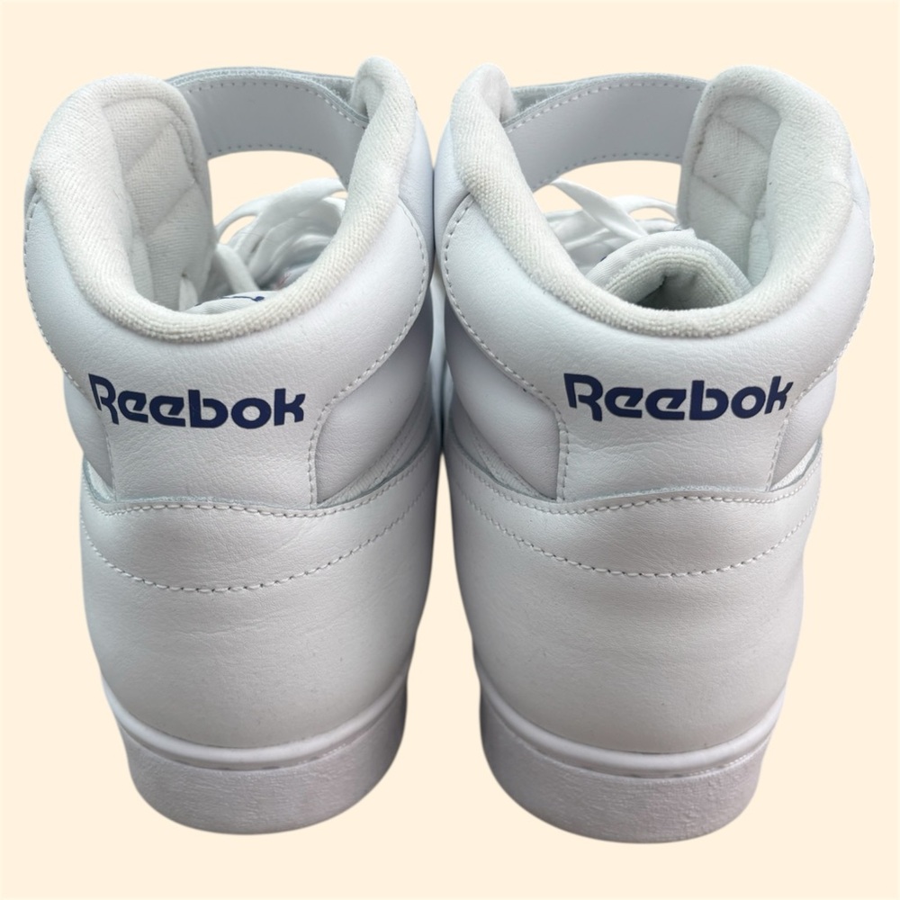 Reebok Men’s White High Top Sneakers - Picture 3 of 5